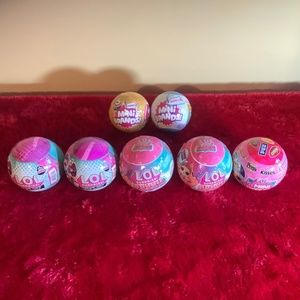 5 LOL SURPRISE plus 2 MINI BRANDS BALL LOT UNOPENED